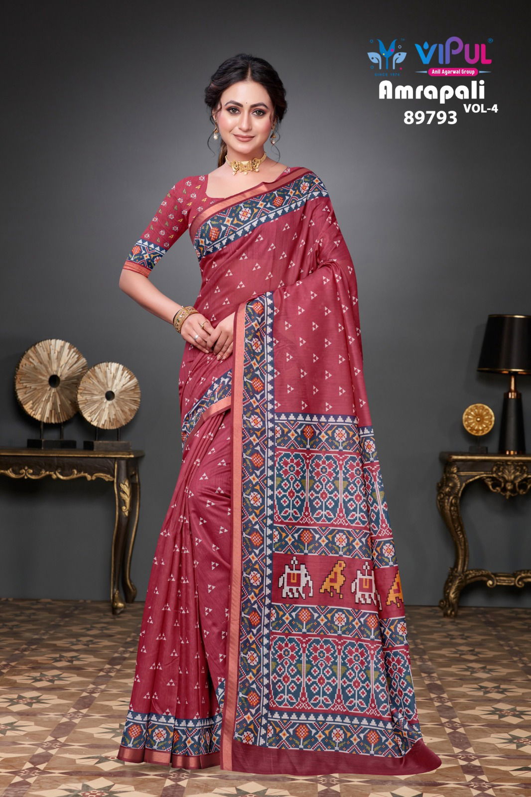 Amrapali Vol 4 By Vipul Cotton Daily Wear Saree Wholesale Shop In Surat